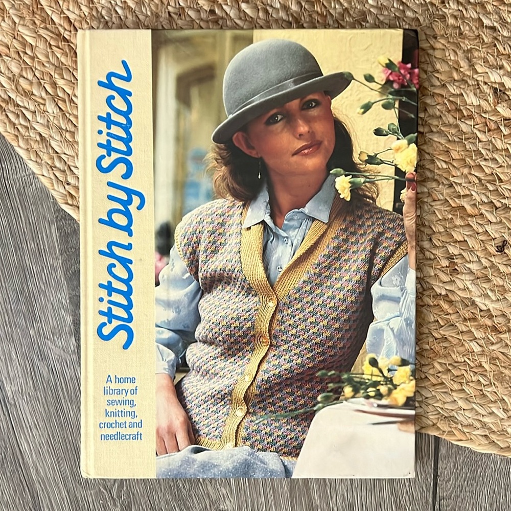 VINTAGE Stitch by Stitch Home Library of sewing, knitting, crochet & needlecraft